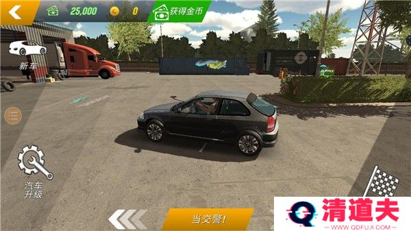 手动挡停车场奥迪RS7模组