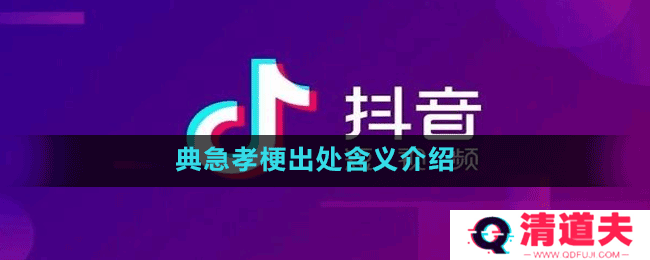 典急孝梗出处含义介绍