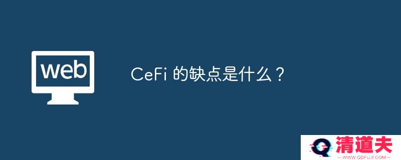 CeFi 的缺点是什么？