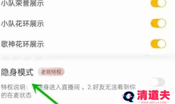 伊对怎么设置隐身模式