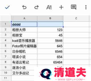 谷歌表格怎么合并单元格
