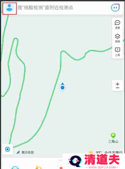 腾讯地图怎么设置线路偏好