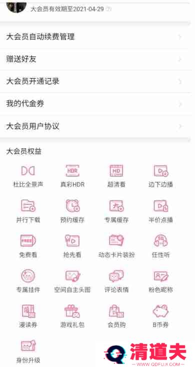 b站大会员有什么权益
