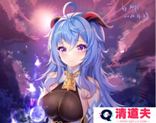 原神甘雨去掉所有服装不遮挡