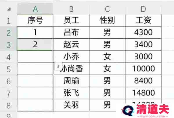 Excel表格怎么自动生成序号 Excel表格自动生成序号的教程